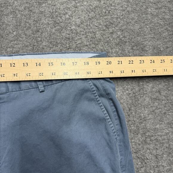 Peter Millar Chino Pants Men 40X28 Blue Straight 100% Pima Cotton Golf Stretch - Picture 5 of 7